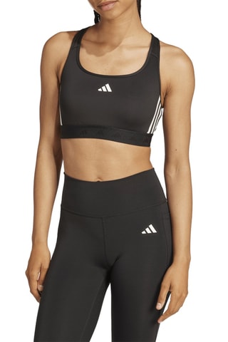 Brassière d’entrainement Powerreact - Noir et blanc