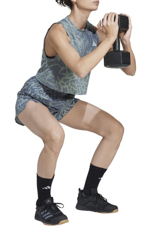 Crop top d’entraînement Essentials - Gris
