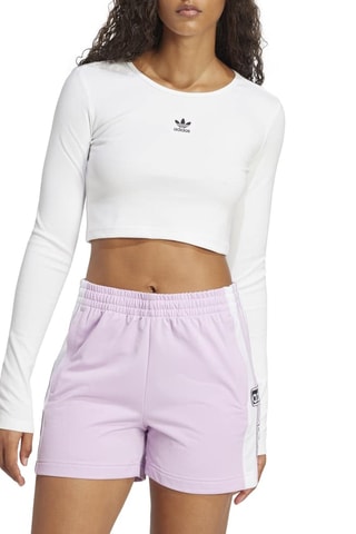 Crop top Classic Essentials - Blanc