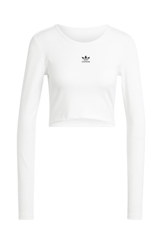 Crop top Classic Essentials - Blanc