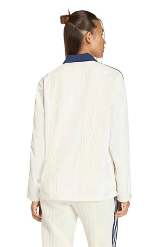 Polo oversize - Blanc et bleu marine