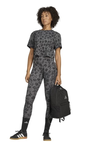 Legging d’entraînement taille haute AOP - Gris