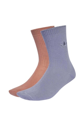 2 paires de chaussettes en coton biologique Premium Essentials - Rose