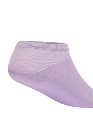 3 paires de chaussettes Essentials Linear - Violet et blanc