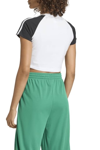 T-shirt tight Adicolor - Blanc