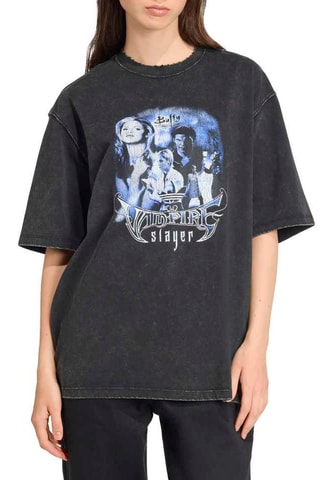 T-shirt oversize Buffy contre les vampires 20th Century Fox - Noir
