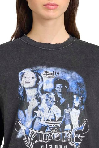 T-shirt oversize Buffy contre les vampires 20th Century Fox - Noir