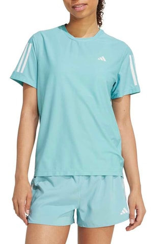 T-shirt regular de running Own The Run Base - Turquoise