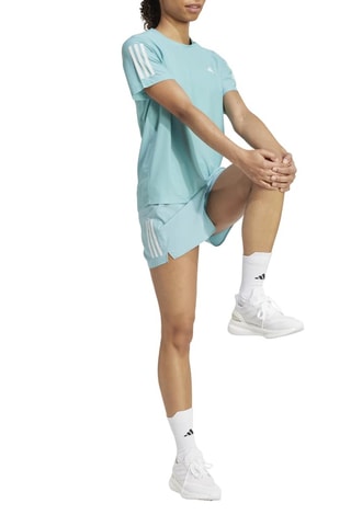T-shirt regular de running Own The Run Base - Turquoise