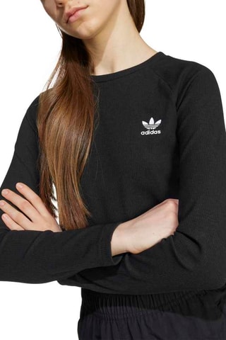 T-shirt cropped Wardrobe Classic Essentials - Noir