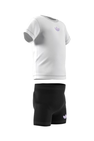 T-shirt et cycliste - Blanc
