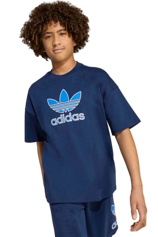T-shirt loose Adicolor - Bleu