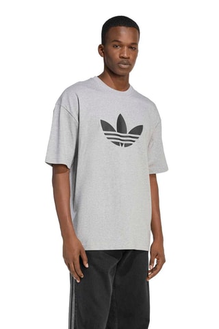 T-shirt loose Trefoil - Gris chiné