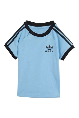 T-shirt regular Stripes - Bleu clair