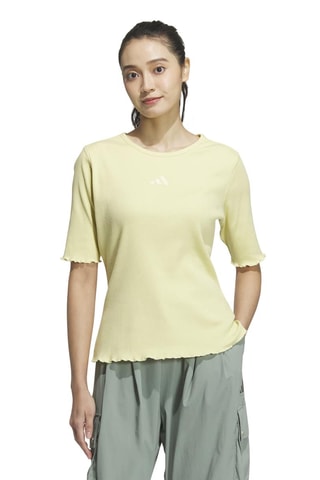 T-shirt slim Lux AD - Jaune