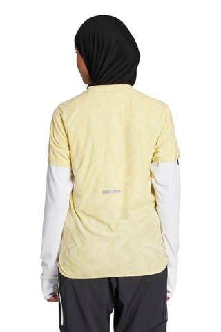 T-shirt regular de running - Jaune