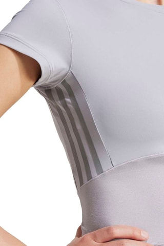 T-shirt tight d’entraînement Shine Baby - Gris