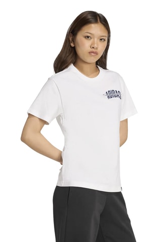 T-shirt regular d’entraînement Collegiate - Blanc