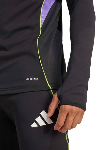 Maillot slim de football Tiro 25 - Noir