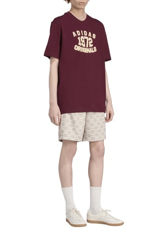 T-shirt loose Graphics - Bordeaux
