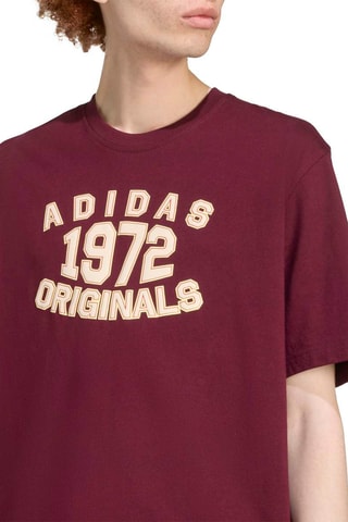 T-shirt loose Graphics - Bordeaux