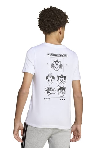 T-shirt regular d’entraînement Anime Pets - Blanc