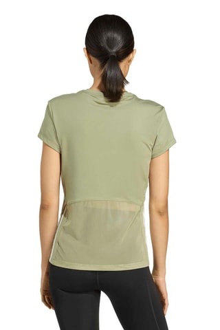 T-shirt slim d’entraînement Hyglm - Vert olive