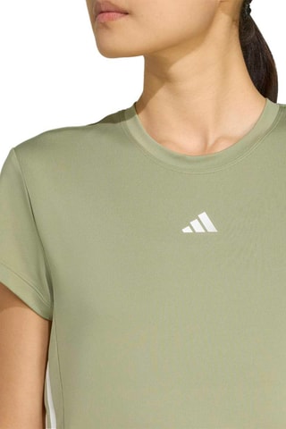 T-shirt slim d’entraînement Hyglm - Vert olive