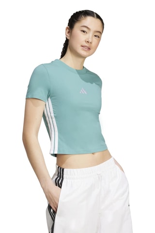 T-shirt slim d’entraînement Baby - Turquoise
