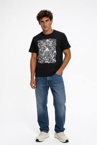 T-shirt regular - Noir