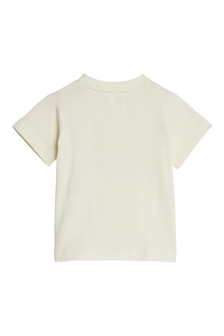 T-shirt regular et short d’entraînement en coton biologique Essentials - Beige clair et rose poudré