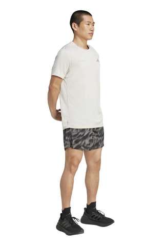 T-shirt regular de running Own The Run Seasonal - Gris clair