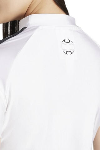 T-shirt cropped Teamgeist Adicolor - Blanc