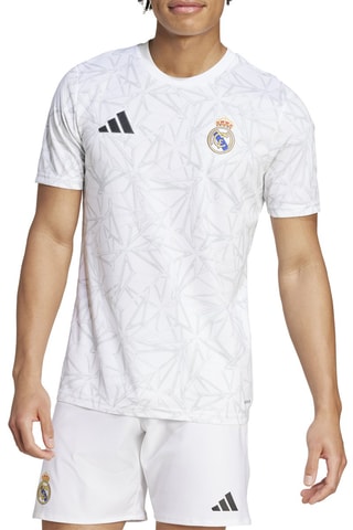 Maillot slim d'échauffement Real Madrid - Blanc