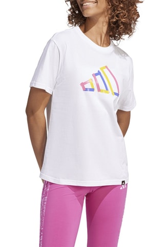 T-shirt regular Tech Fill - Blanc