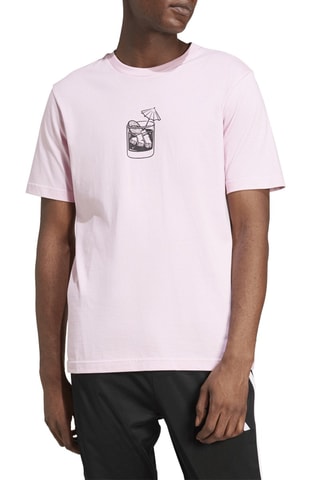 T-shirt regular Lounge Drink - Rose