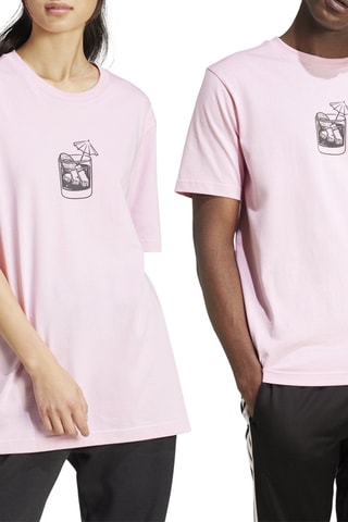 T-shirt regular Lounge Drink - Rose