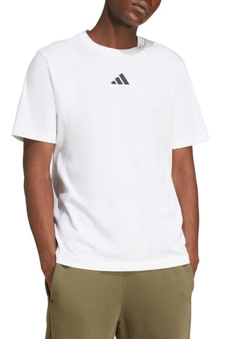 T-shirt German engineering - Blanc et noir - Adidas