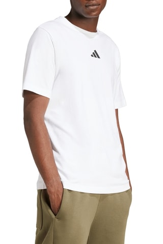 T-shirt German engineering - Blanc et noir - Adidas