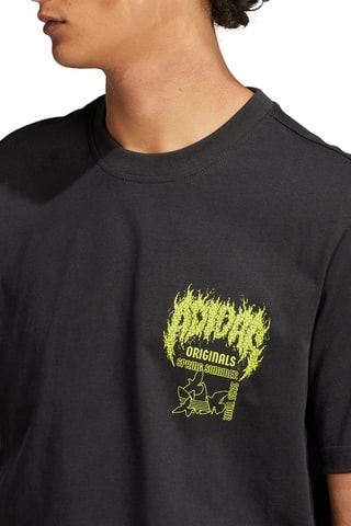 T-shirt - Noir et vert fluo