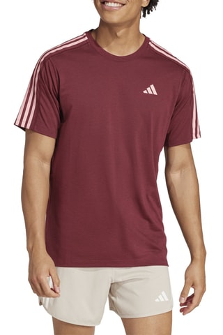 T-shirt regular de running Own the run - Rouge