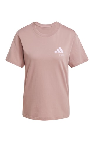 T-shirt regular Lounge Verbiage - Rose