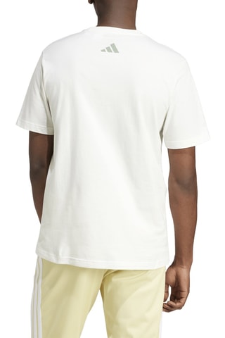 T-shirt regular Lounge Verbiage - Blanc