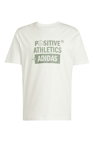 T-shirt regular Lounge Verbiage - Blanc