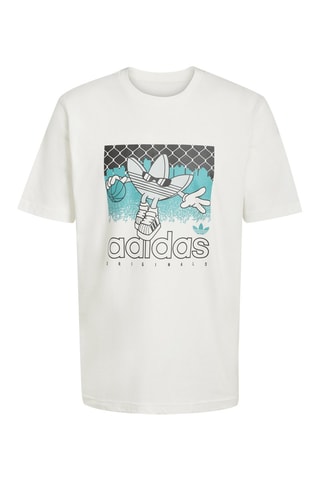 T-shirt regular Treffy Gfx - Ecru