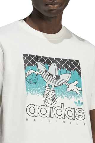 T-shirt regular Treffy Gfx - Ecru