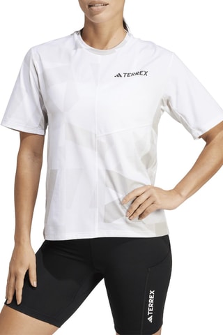 T-shirt regular Terrex - Blanc et noir