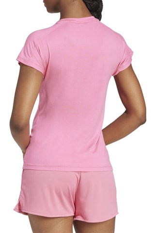 T-shirt d’entrainement Essentials - Rose et blanc