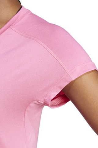 T-shirt d’entrainement Essentials - Rose et blanc