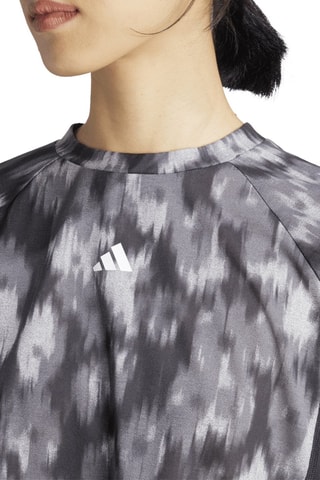 T-shirt slim d’entrainement tie and dye Essentials - Noir